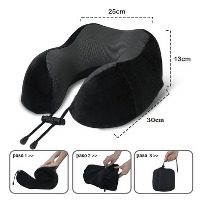 Imagen 2 del producto Almohada De Viaje Con Antifaz Tapones De Oídos Avión