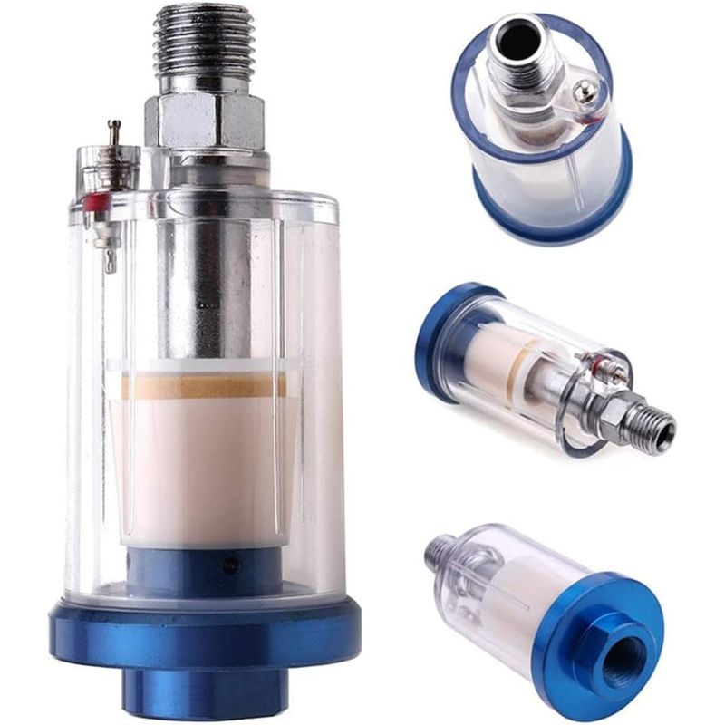 KUANGYE - Filtro Separador De Agua Y Aceite 14 Para Pistola De Pintar