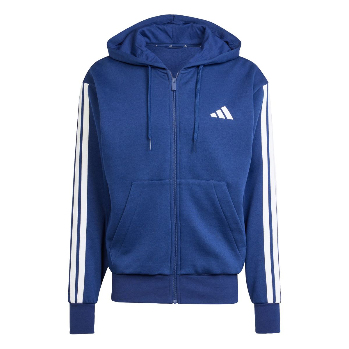 ADIDAS - Polerón con Capucha Essentials Fleece 3 Tiras