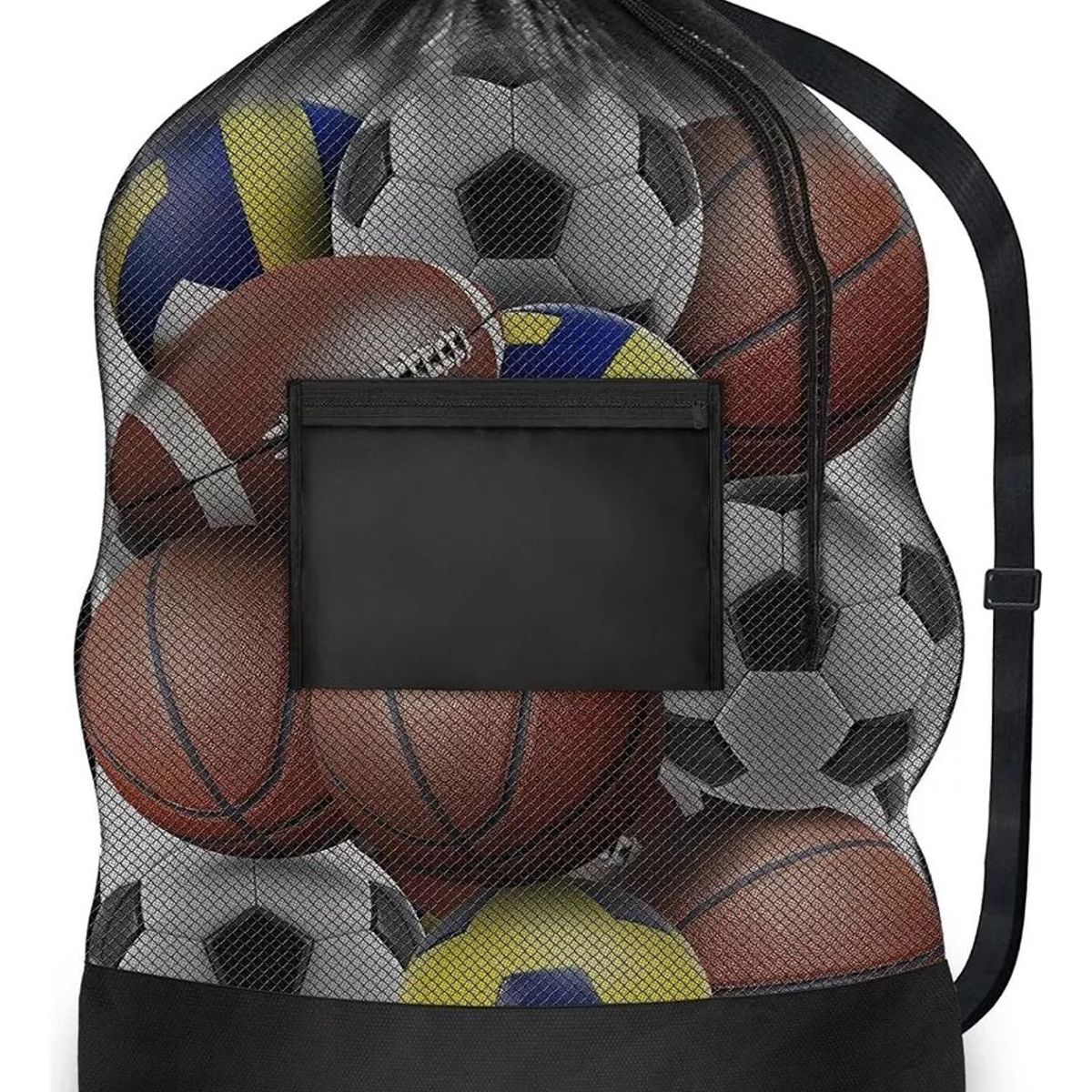 KUANGYE - Balonera Saco Bolso Malla Traslado De Balones Porta