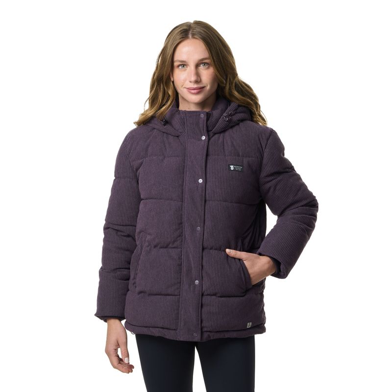 STOKED - Chaqueta Flip Hoodie Mujer Morado Oscuro