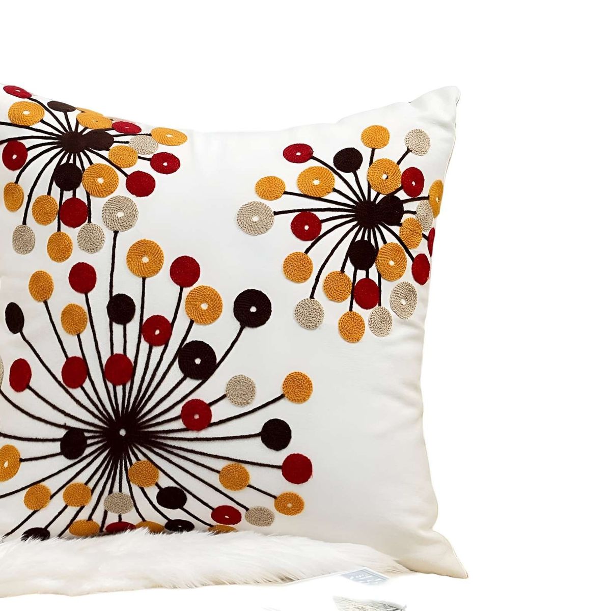 GENERICO - SET DE 2 FUNDAS BORDADAS 45x45  C5