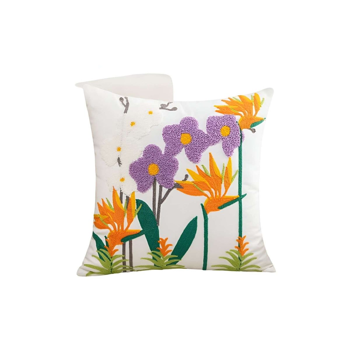 GENERICO - SET DE 4 FUNDAS BORDADAS 45x45 C41