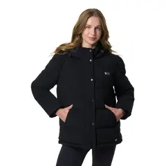 STOKED - Chaqueta Flip Hoodie Mujer Negra