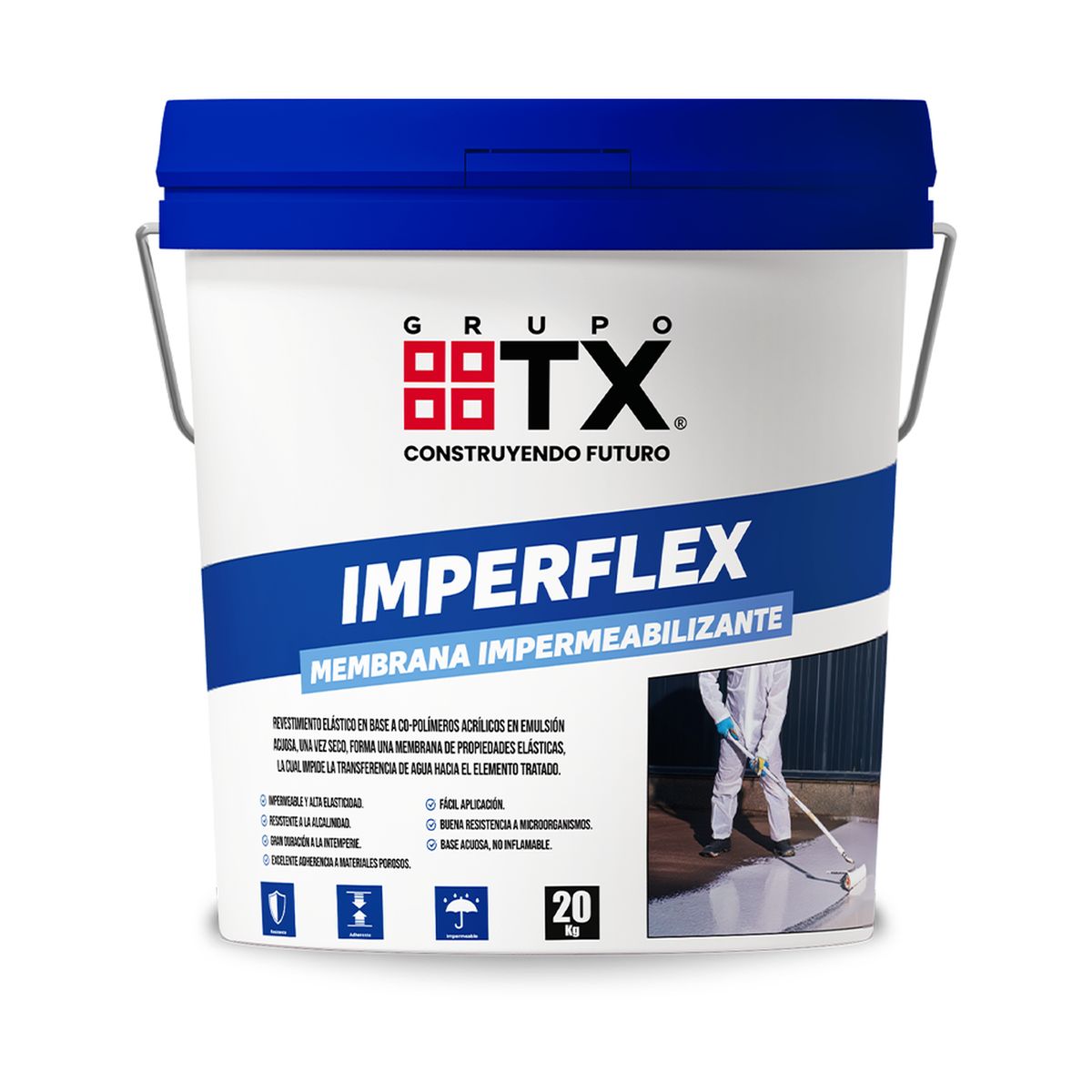 GENERICO - IMPERFLEX - Membrana Impermeable 20Kg.