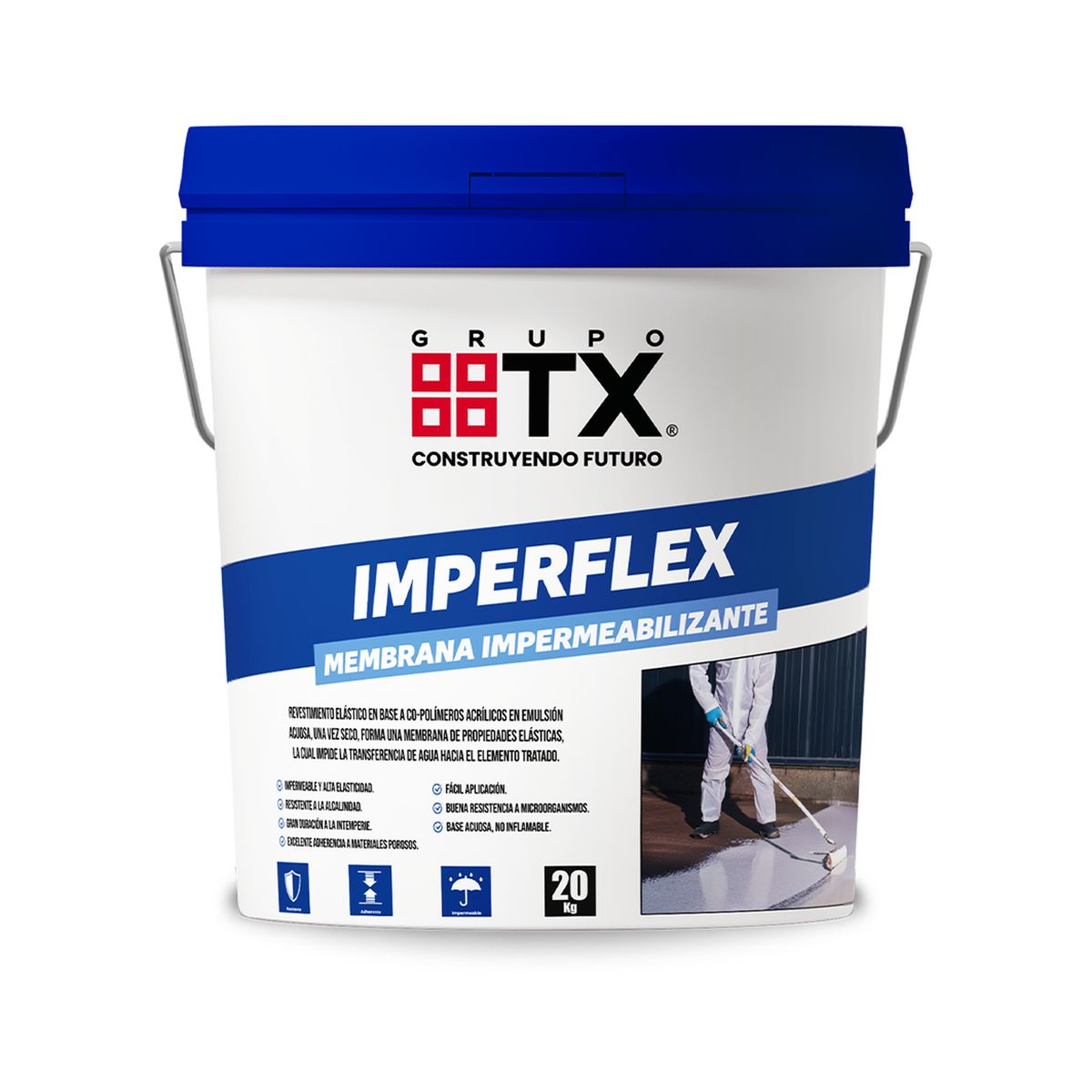 GENERICO - IMPERFLEX - Membrana Impermeable 20Kg.