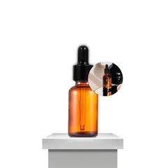 GENERICO - Set 24 Frascos Goteros Ámbar Aceite Esencial Goma Negra 15ml
