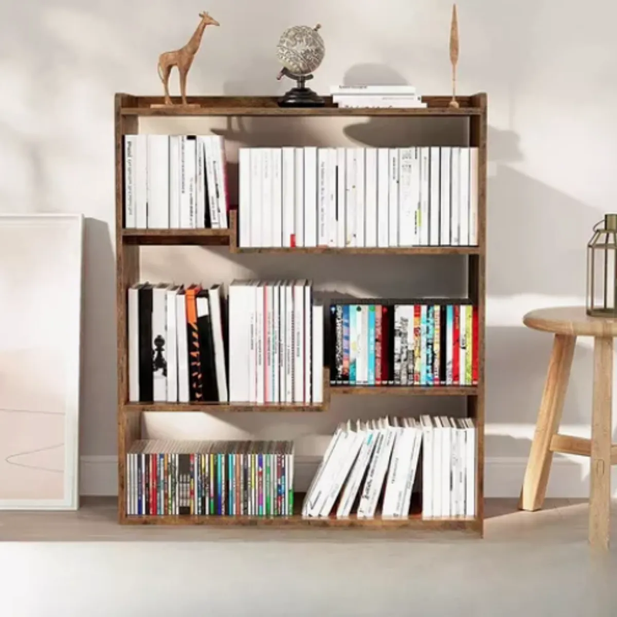 IDEEHOUSE - Estante Librero Estantería Repisas Madera 80x30x100cm