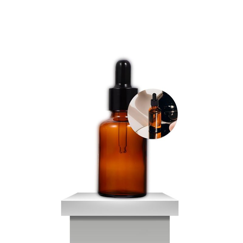 GENERICO - Set 24 Frascos Goteros De Aceite Esencial Goma Negra 20ml