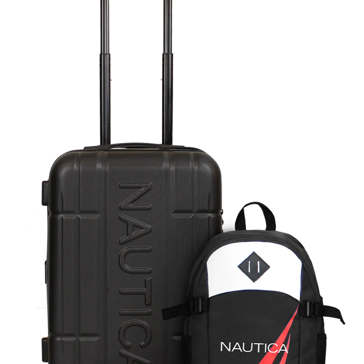 NAUTICA - Pack Nautica Maleta cabina Amsterdam + Mochila Atlas negra