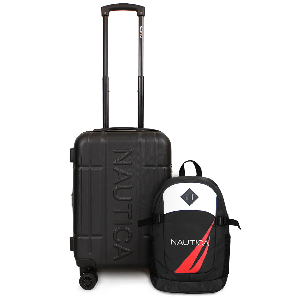NAUTICA - Pack Nautica Maleta cabina Amsterdam + Mochila Atlas negra