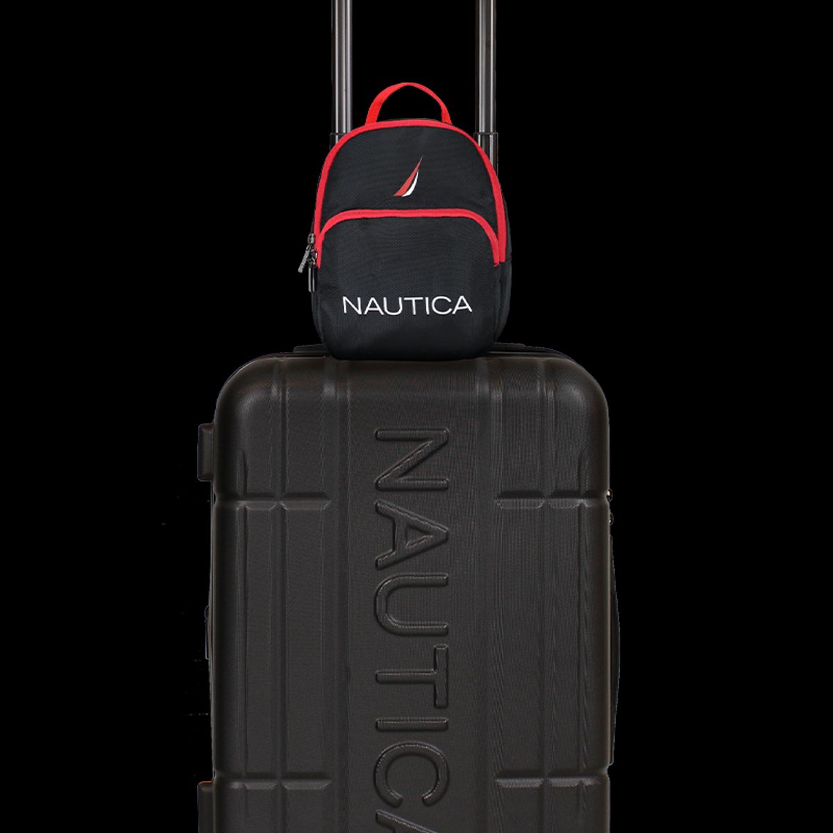 NAUTICA - Pack Nautica Maleta cabina Amsterdam + Mochila Parvus negra