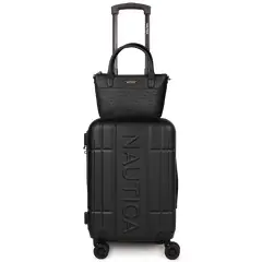 NAUTICA - Pack Maleta cabina Amsterdam negra + Bolso Delray