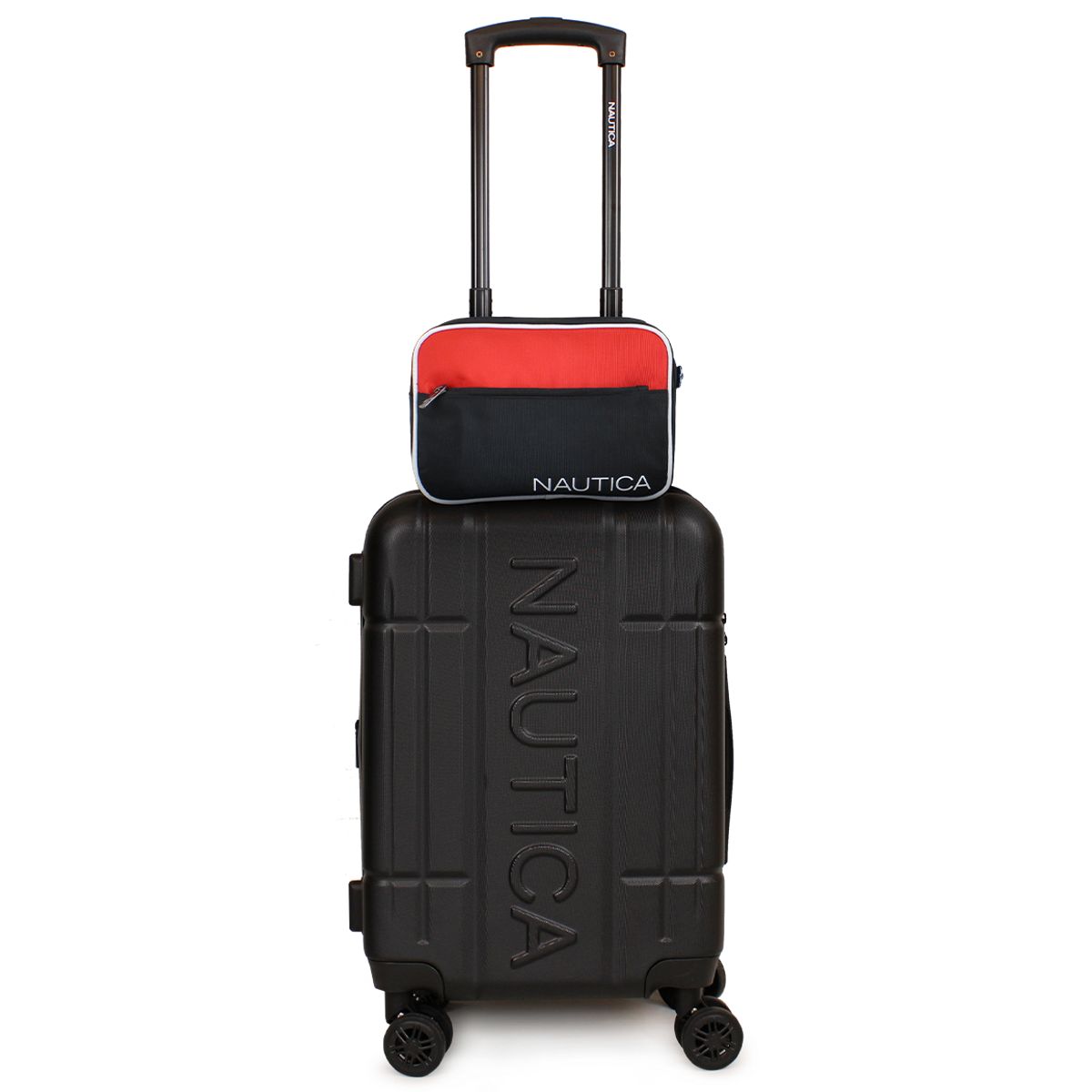 NAUTICA - Pack Nautica Maleta cabina Amsterdam negra + Bolso Perseo
