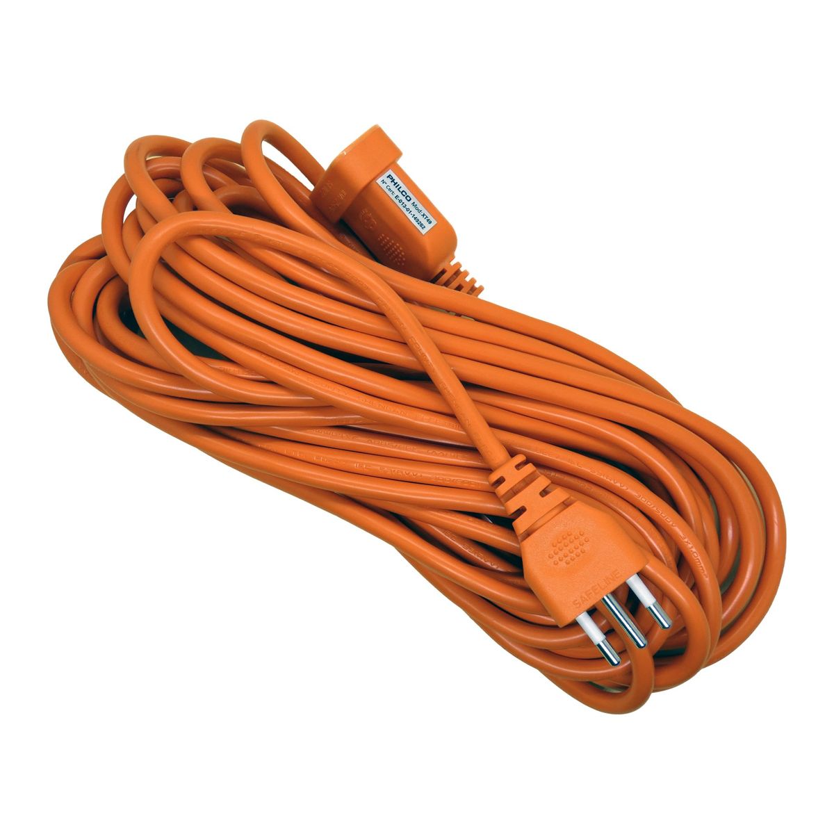 PHILCO - Alargador Eléctrico Naranjo 10 Mts Philco - Sello Sec