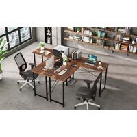 Escritorio Mesa Forma L Moderno 12048+10074cm