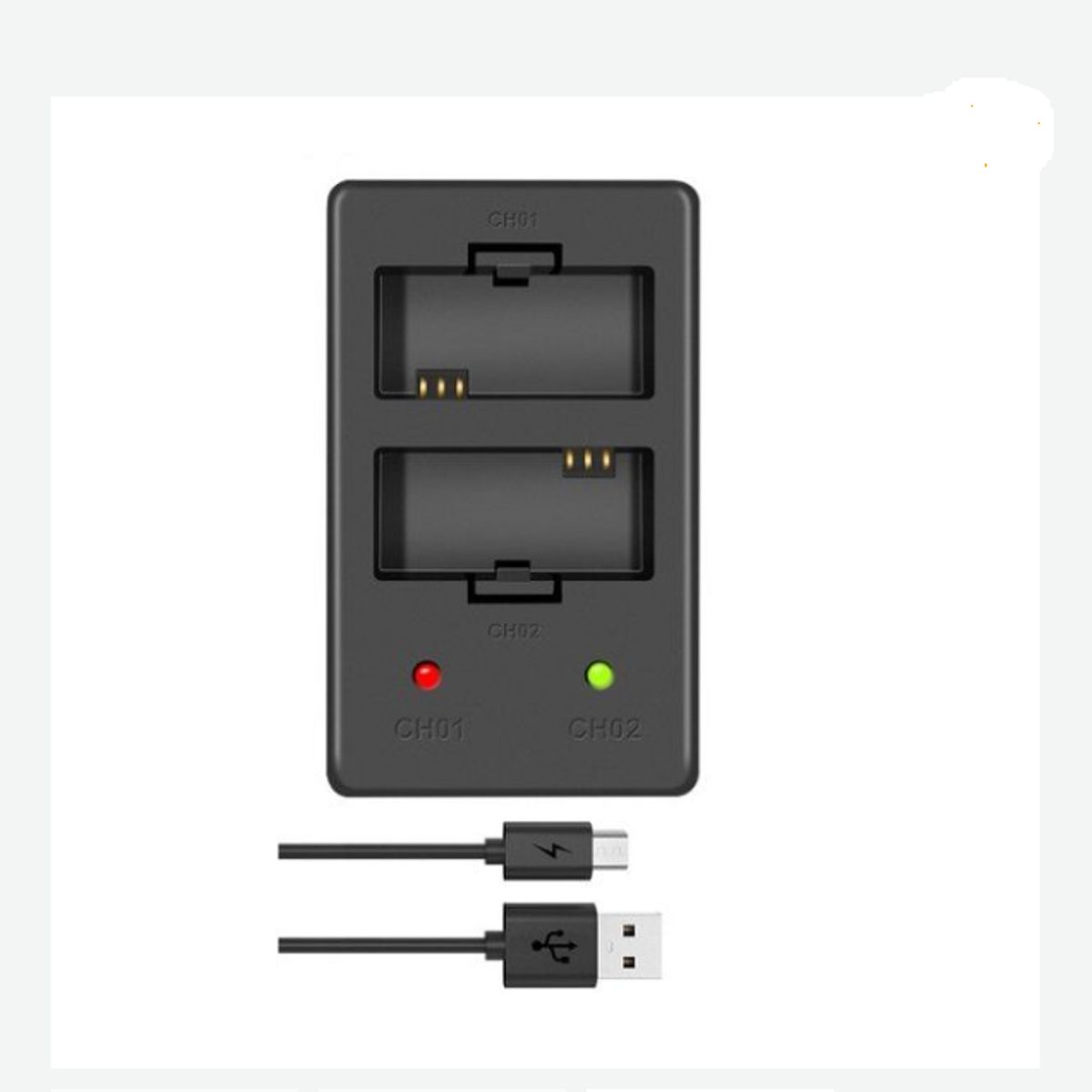 GENERICO - KIT BATERÍA + CARGADOR DUAL GOPRO 13 ALTERNATIVA