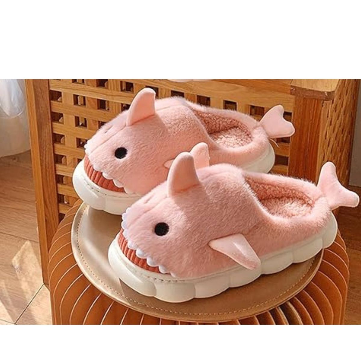 LIKE SHOP - Pantufla Zapato Descanso Niños Diseños Tiburón suela Confortable 4245