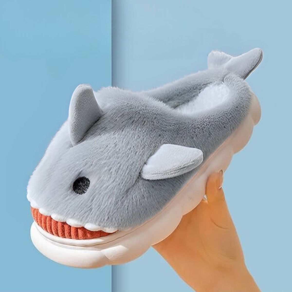 LIKE SHOP - Pantufla Zapato Descanso Niños Diseños Tiburón suela Confortable 4245
