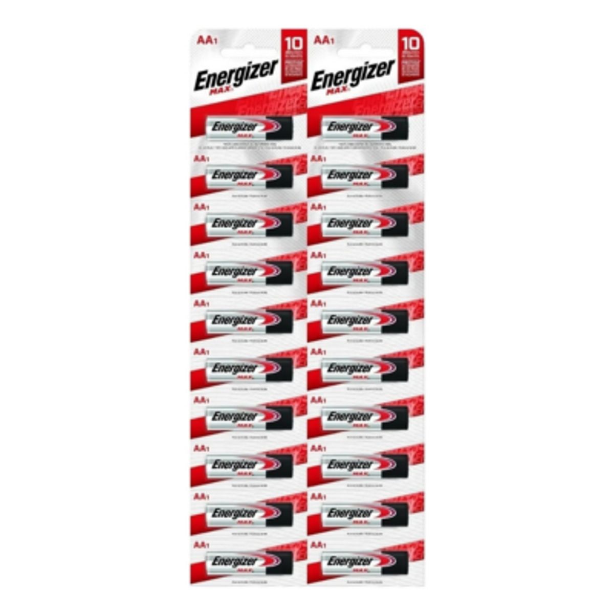 ENERGIZER - Energizer Max Aa Cilíndrica Pack 12 Pilas Alcalina Tira