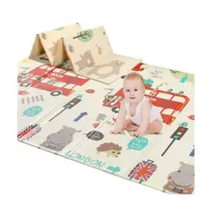 GENERICO - Alfombra Antigolpes Para Bebes Plegable 120 x 180 x 1cm