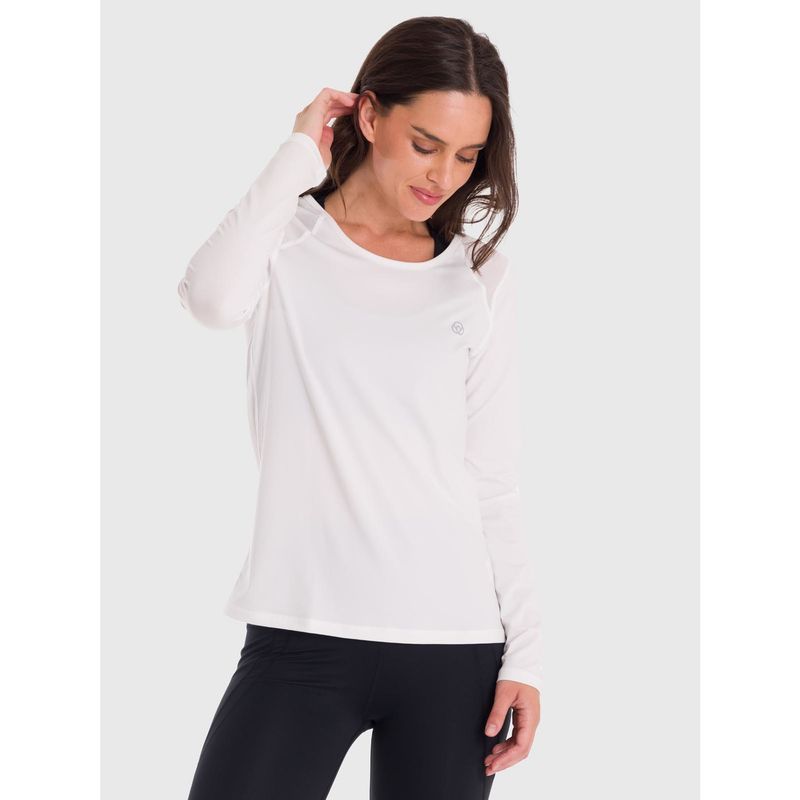 BSOUL - Polera Mujer First Layer Mesh Blanca BSOUL