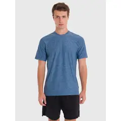 BSOUL - Polera Hombre Training T-Shirt Azul
