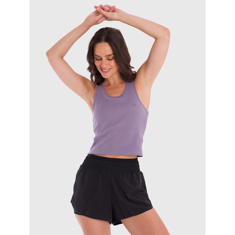 BSOUL - Polera Mujer Crop T-Shirt Morada BSOUL