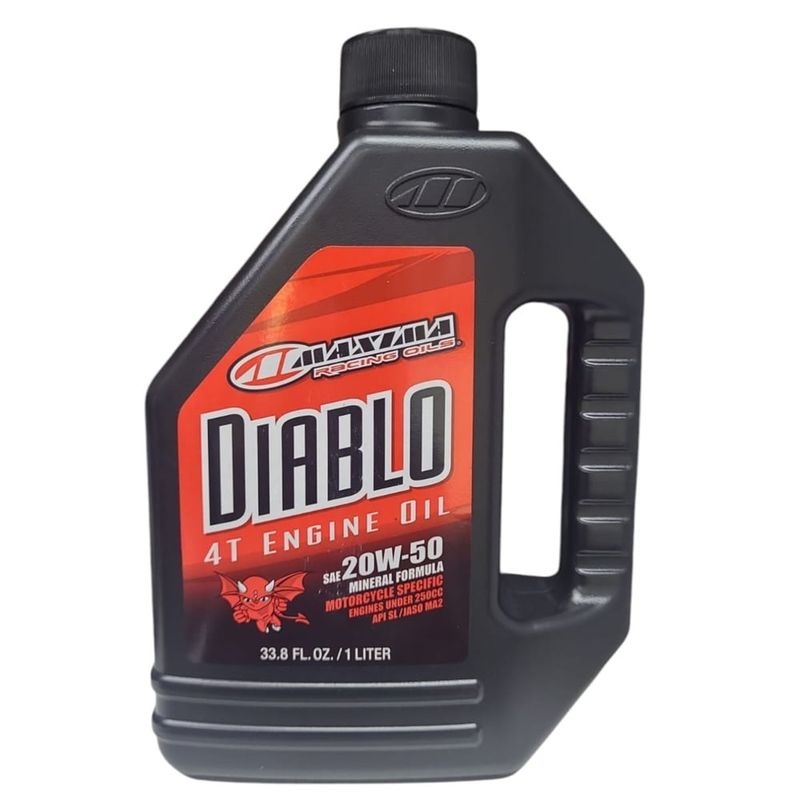 GENERICO - Aceite Moto Máxima 20w 50 Mineral Diablo 1L 4T