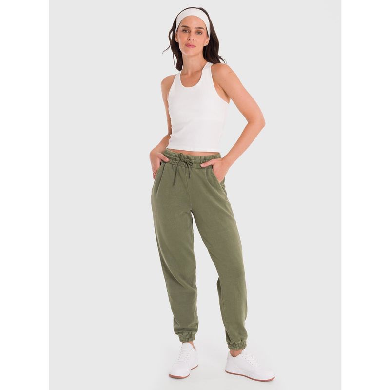BSOUL - Pantalón Mujer Jogger Mich Verde BSOUL