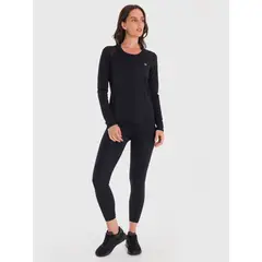BSOUL - Polera Mujer First Layer Mesh Negra