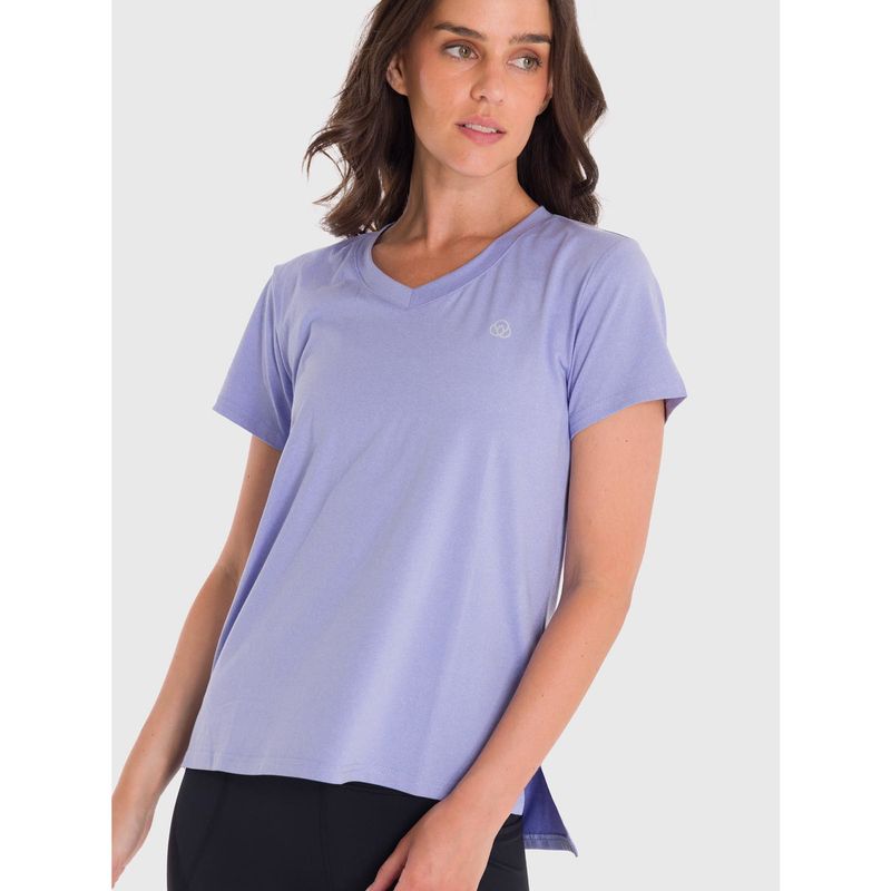 BSOUL - Polera Mujer V-Neck Violeta BSOUL.-