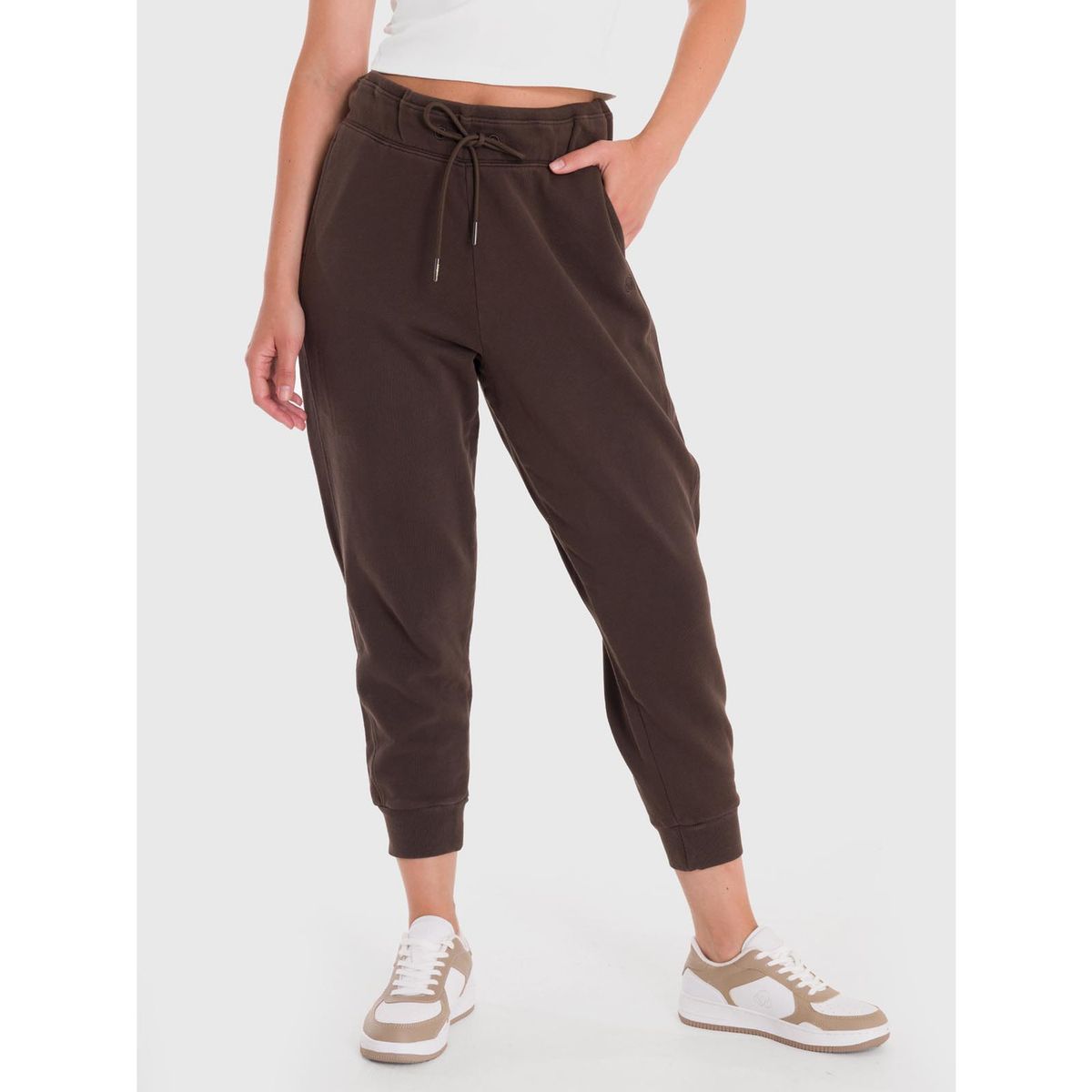 BSOUL - Pantalón Mujer Jogger Pant Creta Café BSOUL