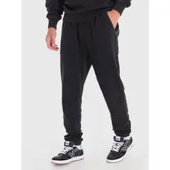BSOUL - Jogger Hombre French Terry Negro