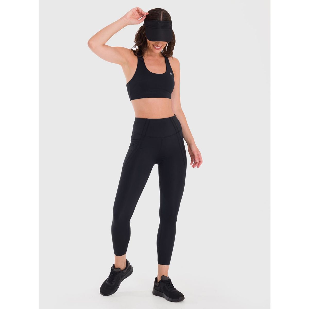 BSOUL - Calza Mujer Ankle Legg Maca Negra BSOUL