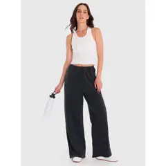 BSOUL - Pantalón Mujer Palazzo Ii Gris