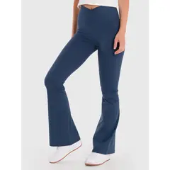 BSOUL - Calza Mujer Hr Flared Legging Azul