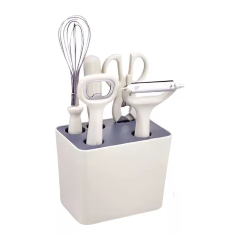 GENERICO - Set 6 Utensilios Cocina Set Cuchillo Peladores Papas Frutas