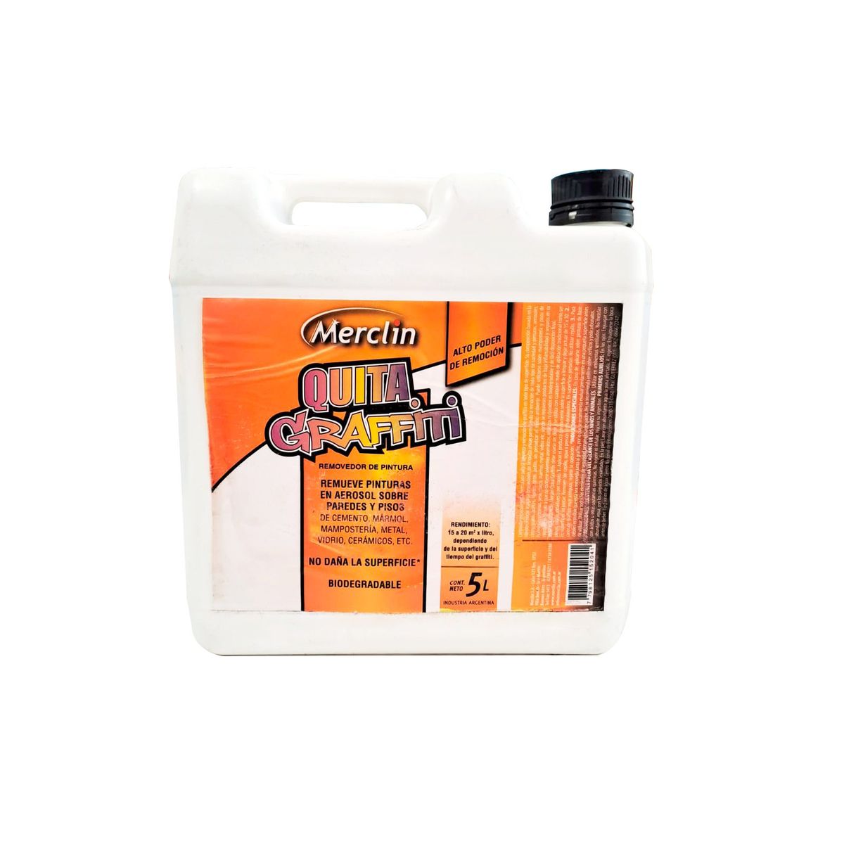 GENERICO - Removedor de pintura Quita Grafiti Merclin 5 Lts.