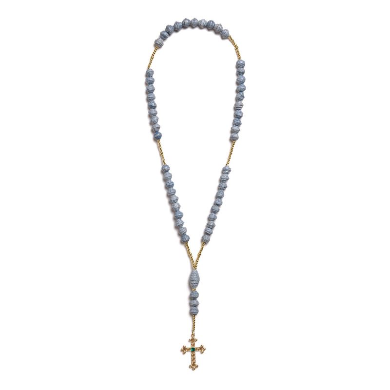 GENERICO - COLLAR ROSARIO TEXTIL