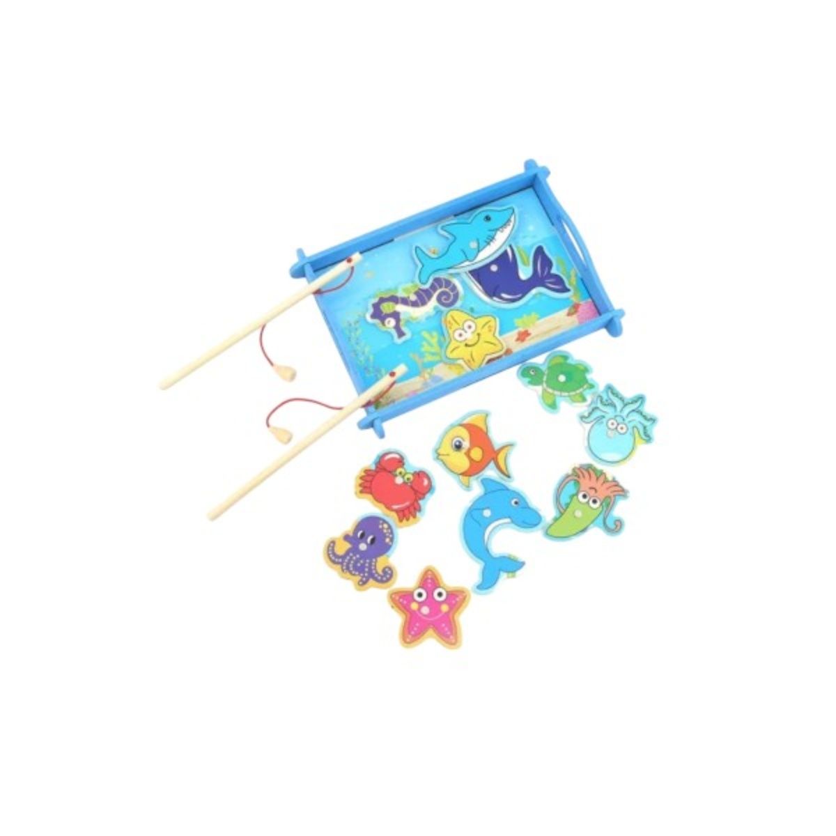 OEM - Pesca Azul Juguete Madera Infantil
