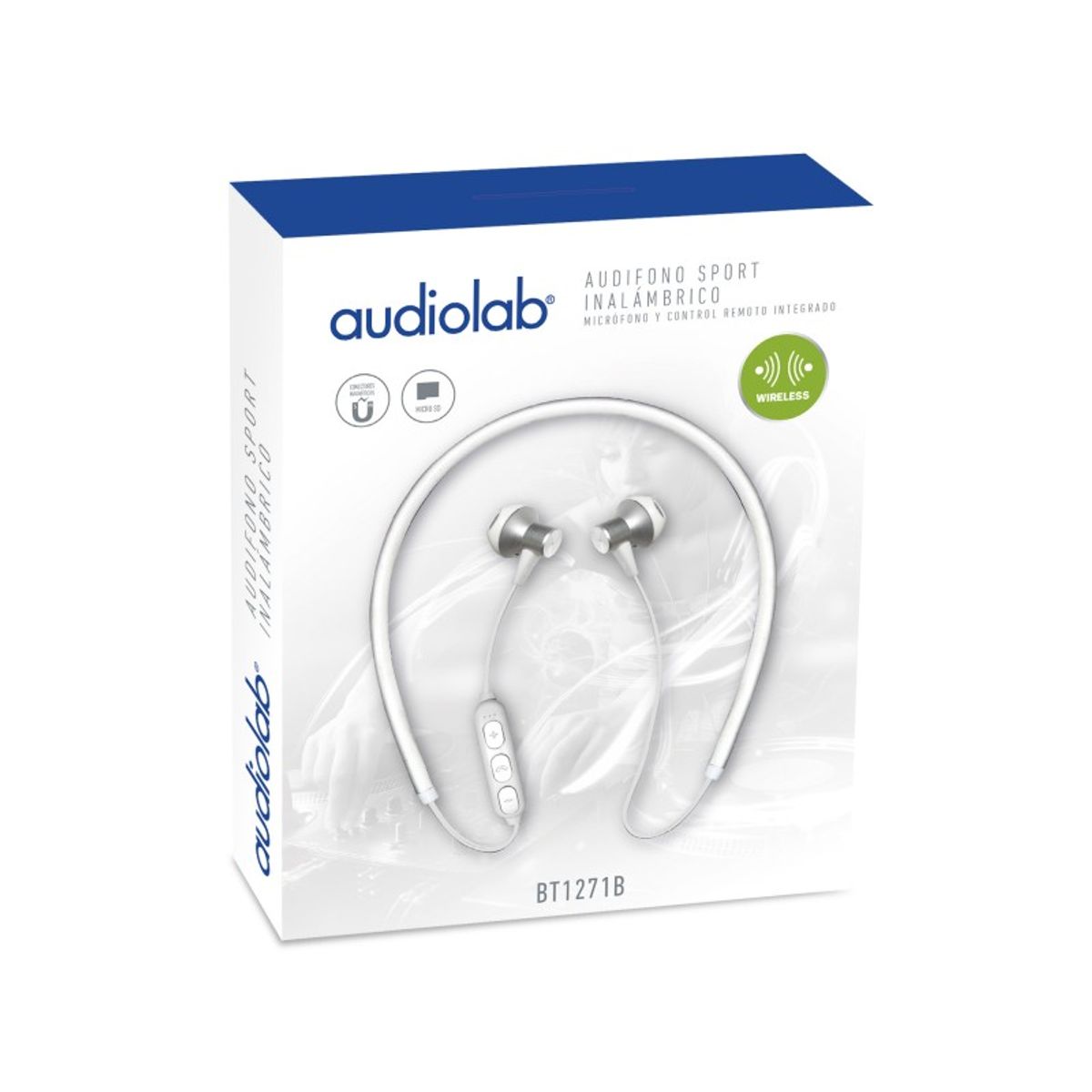 AUDIOLAB - Audífonos Sport Bluetooth Audiolab Blanco