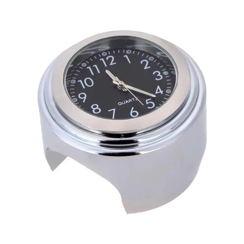 GENERICO - Reloj para moto - Cromaro - Fondo Negro