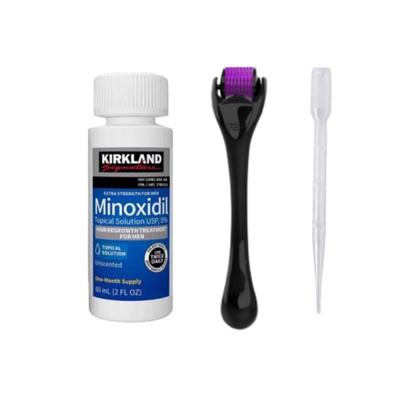 KIRKLAND - MINOXIDIL KIRKLAND TRATAMIENTO 1 MESES + DERMA ROLLER
