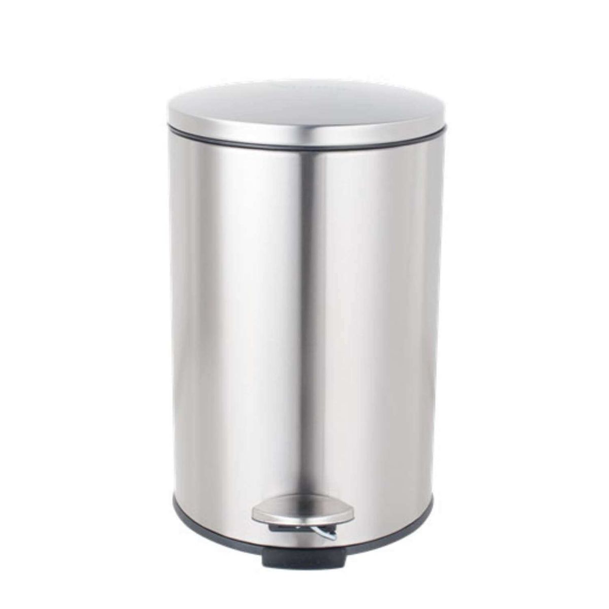 SOHOGAR - Basurero con pedal acero redondo 20 LT