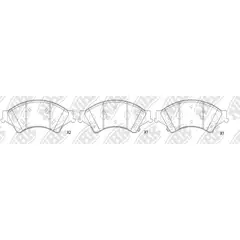 GENERICO - PASTILLA FRENOS MAZDA BT-50 2012 - 2023