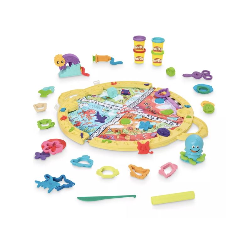 PLAY DOH - Play Doh Starters - Set De Juego Portatil - 4 Masas