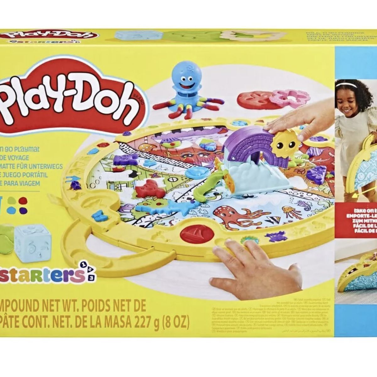 PLAY DOH - Play Doh Starters - Set De Juego Portatil - 4 Masas