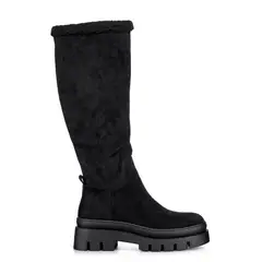 WEIDE - Botas Largas Mujer Casual Moda Gamuza Plataforma HX511