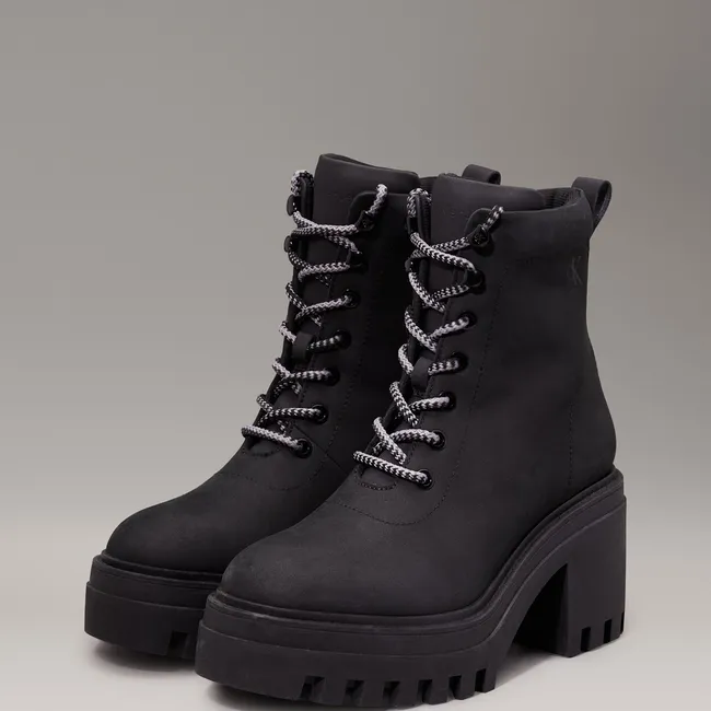 CALVIN KLEIN - Botas Chunky Heeled Negro Calvin Klein
